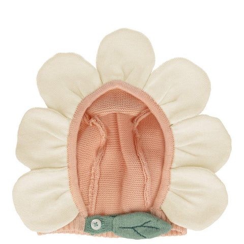 Peach Daisy Baby Bonnet Bonnets Foxyavenue UK Peach Daisy Baby Bonnet Bonnets Foxyavenue UK