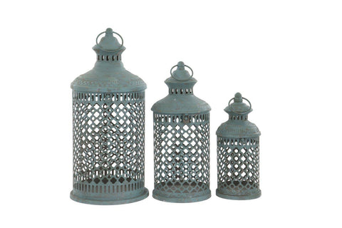 Savona Lanterns Set of 3 Home Decor Foxyavenue UK Savona Lanterns Set of 3 Home Decor Foxyavenue UK