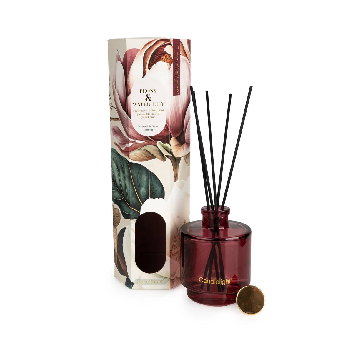 200ml Reed Diffuser - Peony & Water Lily 6PK - Foxyavenue