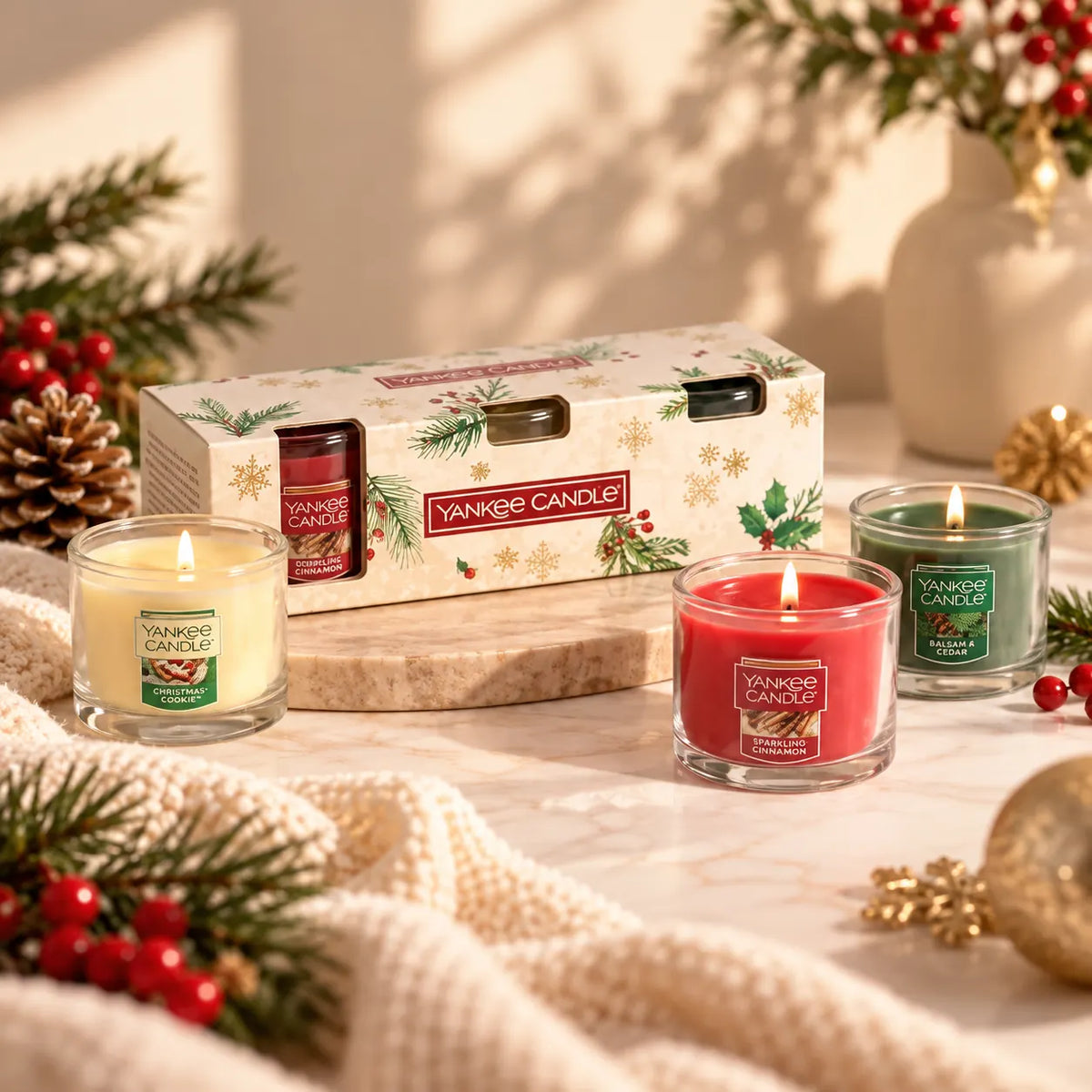 3 Yankee Candle Minis Gift Set