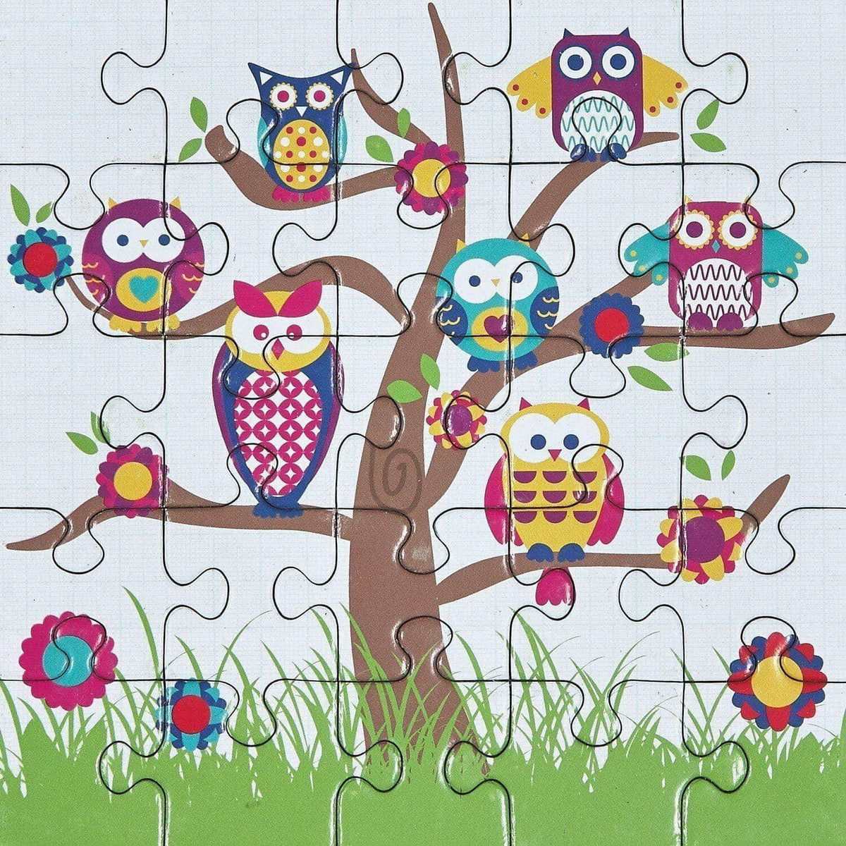 25pc Mini Jigsaw Puzzle Jigsaw Foxyavenue UK