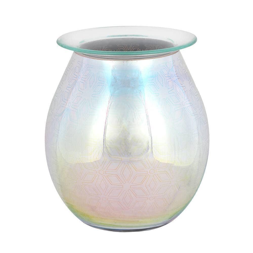 3D Geometric Flower Light Up Electric Oil Burner Oil Burners Foxyavenue UK