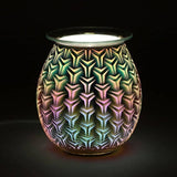3D Geometric Light Up Electric Oil Burner Oil Burners Foxyavenue UK