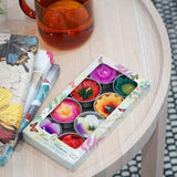 Assorted Tropical Flower Scented Tealights Tealights Foxyavenue UK