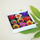 Big Assorted Tropical Flower Scented Tealight Set Tealights Foxyavenue UK
