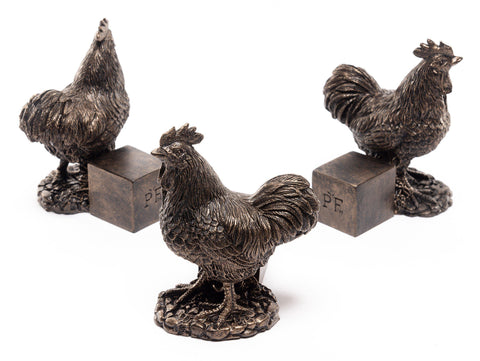 Potty Feet - Bronze Buff Orpington Chicken Planter Accessories Foxyavenue UK