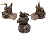 Potty Feet - Bronze Mallard Duck Planter Accessories Foxyavenue UK