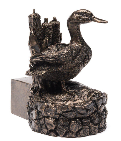 Potty Feet - Bronze Mallard Duck Planter Accessories Foxyavenue UK