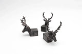 Potty Feet - Brushed Silver Stag Planter Accessories Foxyavenue UK