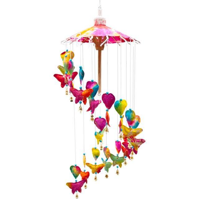 Buttefly Paper Mobile Hanging Mobiles Foxyavenue UK