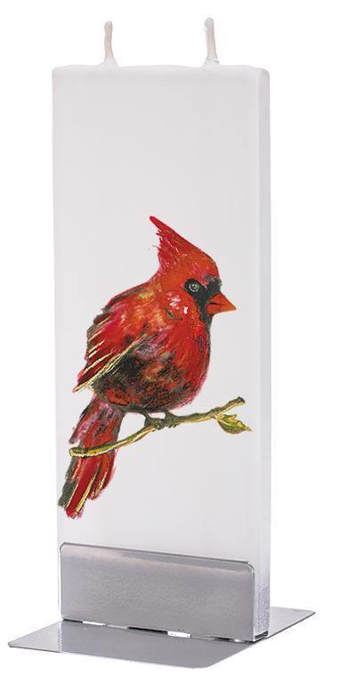 Cardinal On a Branch - Designer Candle Candles Foxyavenue UK