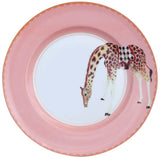 Carnival Animal Dinner Plates, Set of 4 Tableware Foxyavenue UK