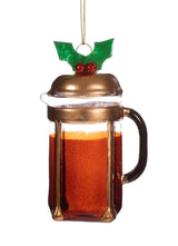 Christmas Cafetiere Shaped Bauble Christmas Decorations Foxyavenue UK