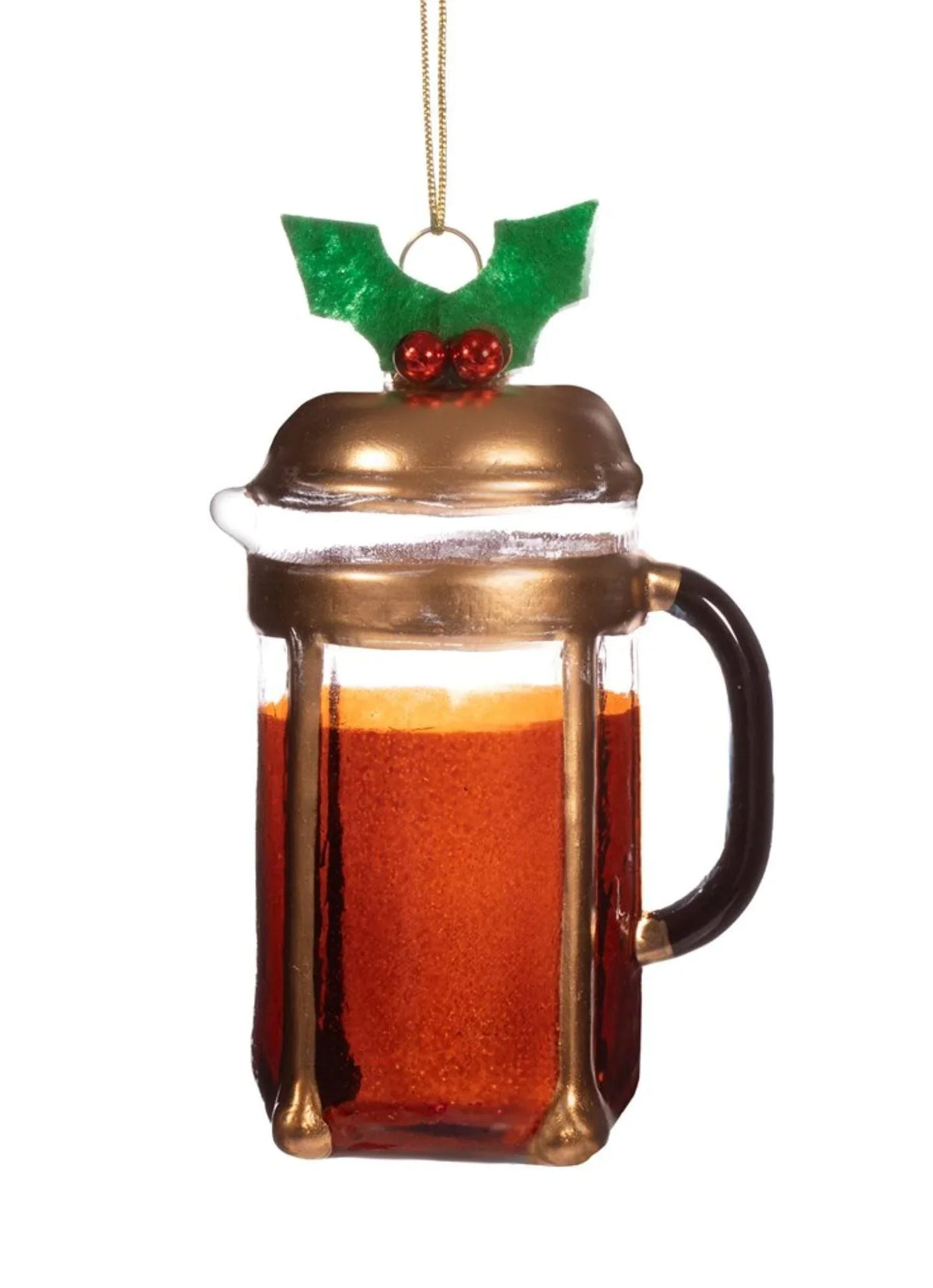 Christmas Cafetiere Shaped Bauble Christmas Decorations Foxyavenue UK