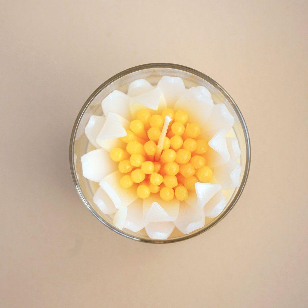 Chrysanthemum Scented Container Candle - Eastern Spice Candles Foxyavenue UK