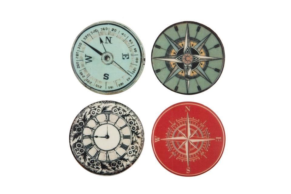 Compass Coasters Set of 4 Coasters Foxyavenue UK
