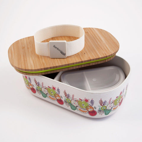 Deluxe Lunchbox: Happy Fruit Lunchbox Foxyavenue UK