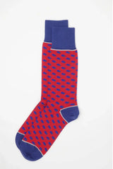 Disruption - Scarlet Men's Socks Foxyavenue UK