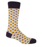 Disruption - Taupe Men's Socks Foxyavenue UK