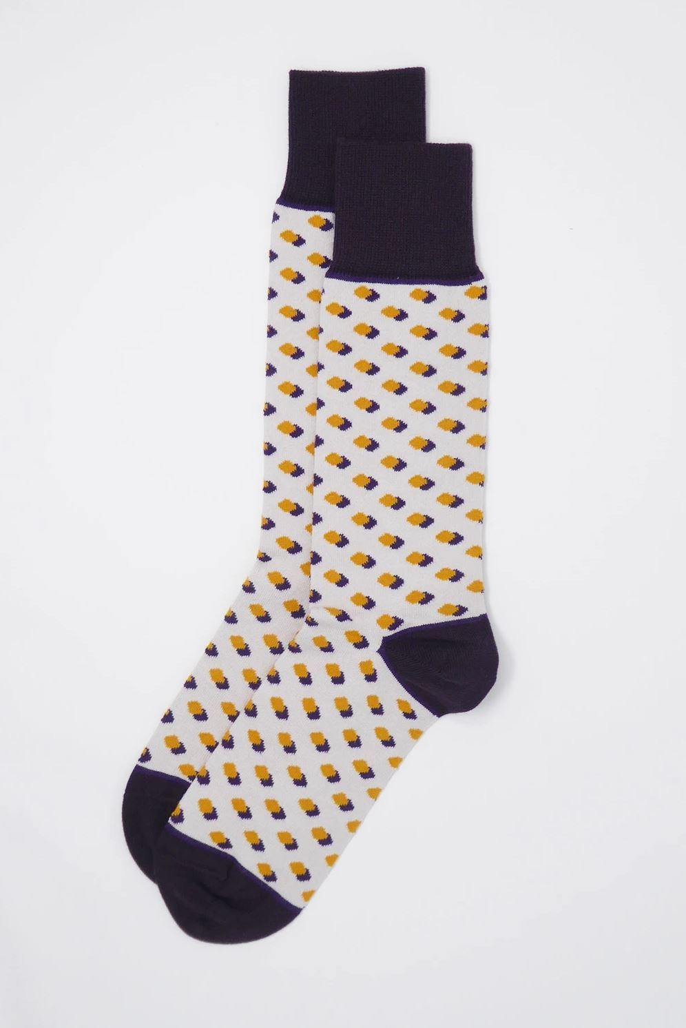 Disruption - Taupe Men's Socks Foxyavenue UK