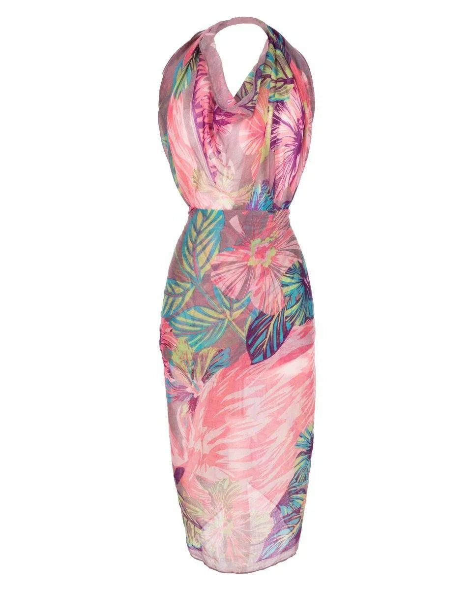 Flamingo Sarong Sarong Foxyavenue UK