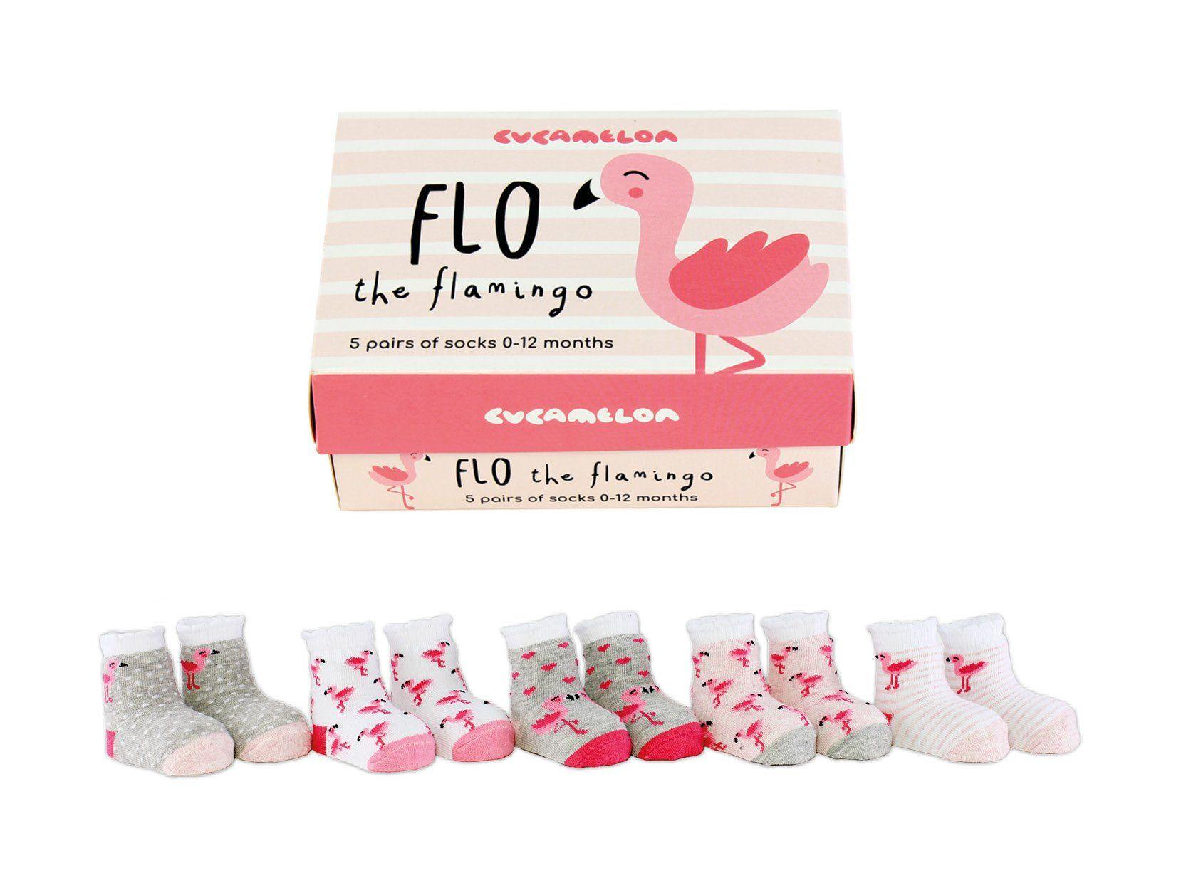 Flo The Flamingo Socks Foxyavenue UK
