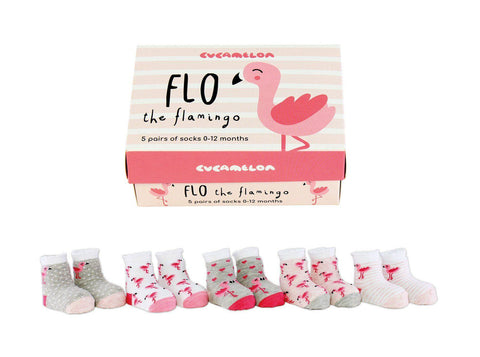 Flo The Flamingo Socks Foxyavenue UK