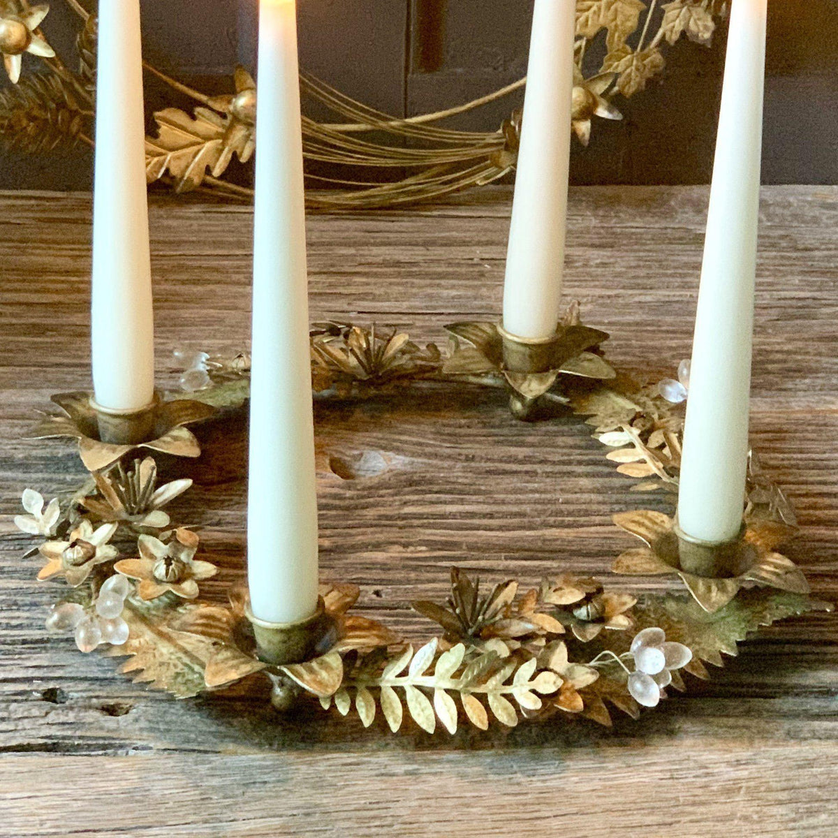 Floral And Berries Candle Holder Candle Holders Foxyavenue UK