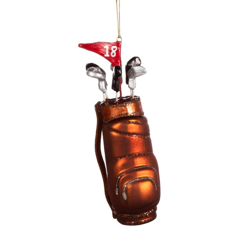 Golf Clubs Shaped Bauble Christmas Decorations Foxyavenue UK