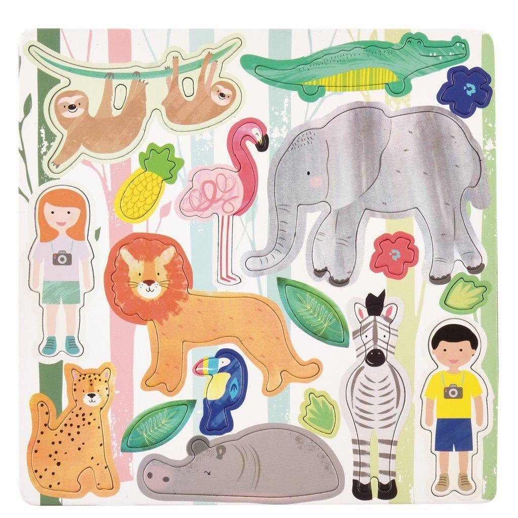 Jungle Magnetic Fun & Games Child Toys Foxyavenue UK