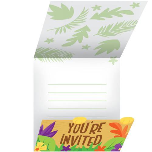 Jungle Safari Gatefold Invitations with Envelopes Jungle Safari Foxyavenue UK