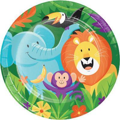 Jungle Safari Paper Dinner Plates Sturdy Style Jungle Safari Foxyavenue UK