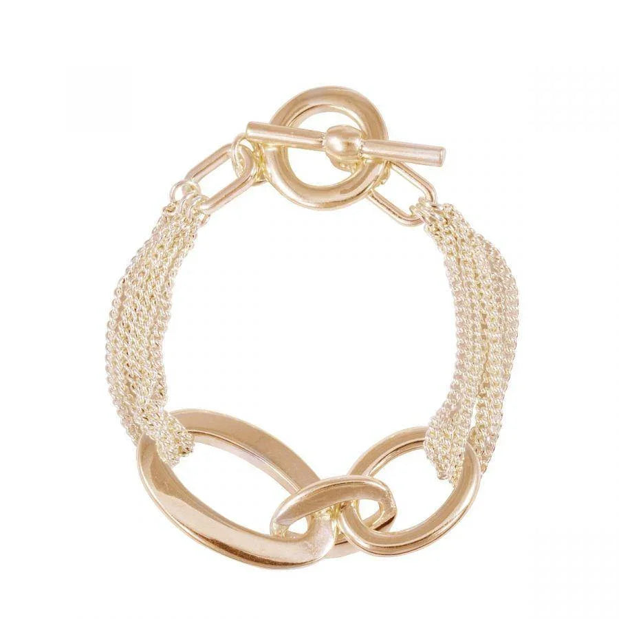 Khaleesi Metal Tribal T-bar Bracelet Jewellery Foxyavenue UK