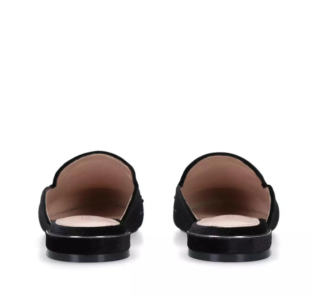 Lattifa Black Embellished Slip On Mules By Carvela Shoes Foxyavenue UK