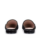 Lattifa Black Embellished Slip On Mules By Carvela Shoes Foxyavenue UK