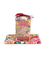 Leopard Floral Satin Neck Scarf Scarf Foxyavenue UK