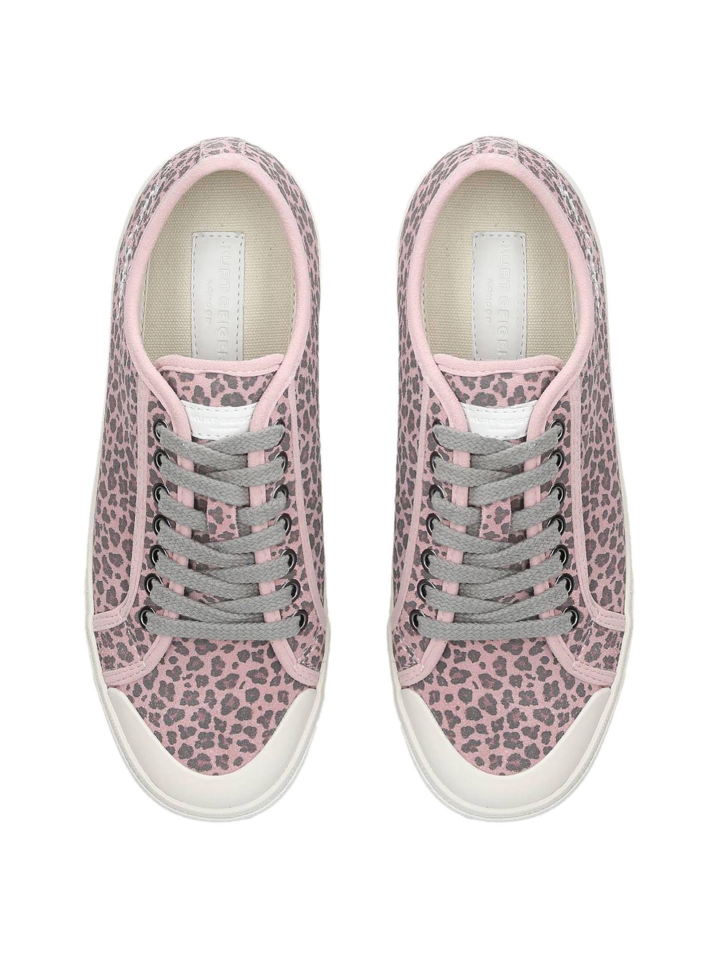 Levvy Pink Lace Up Trainers By Kurt Geiger Shoes Foxyavenue UK