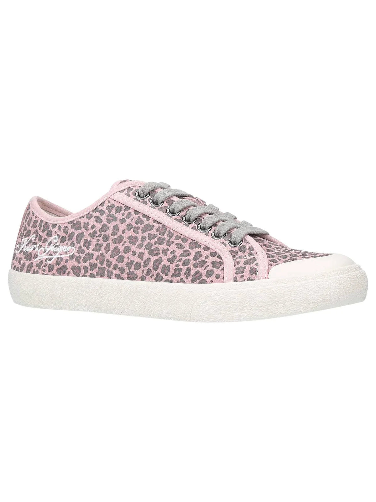 Levvy Pink Lace Up Trainers By Kurt Geiger Shoes Foxyavenue UK