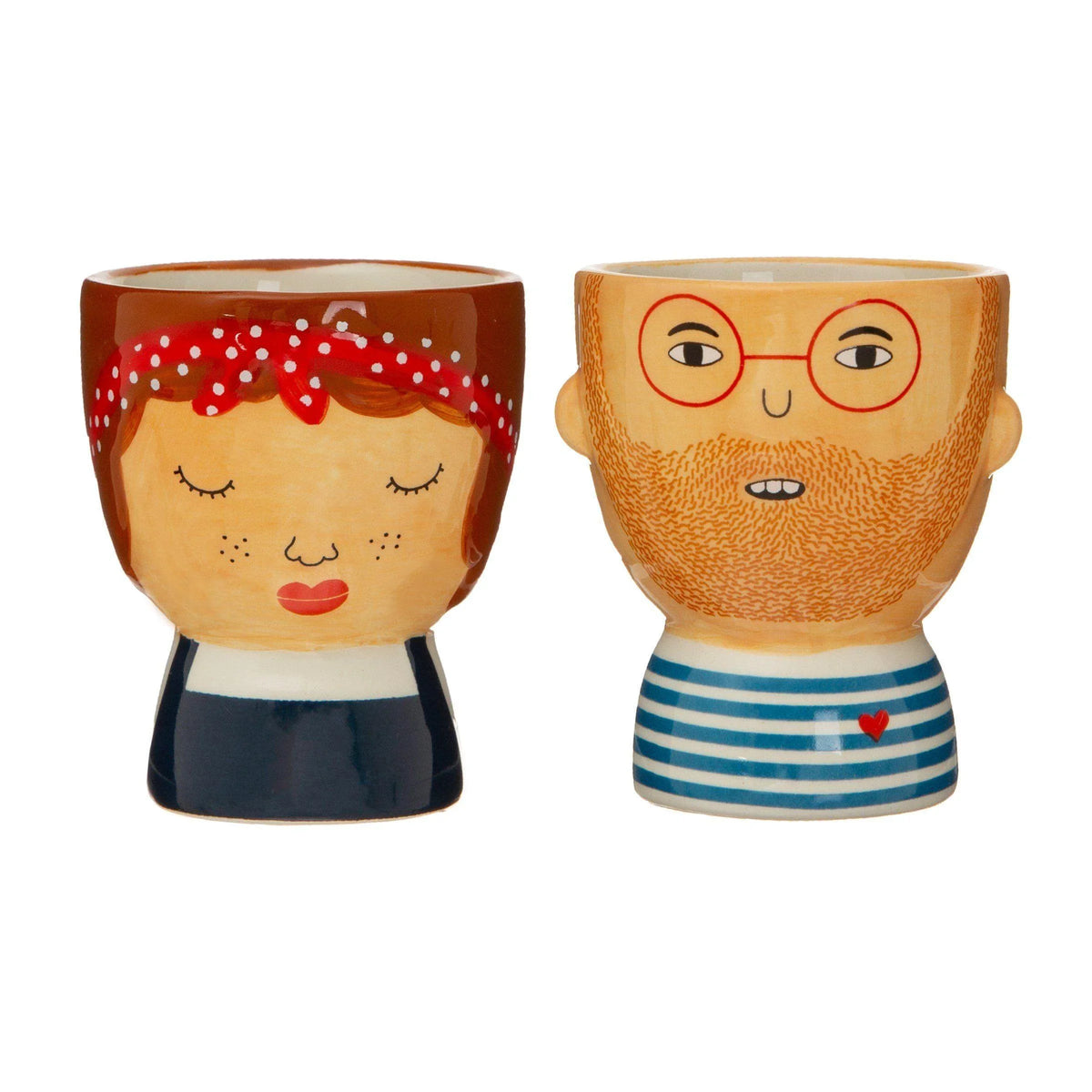 Libby & Ross Egg Cups - Set Of 2 Egg Cups Foxyavenue UK