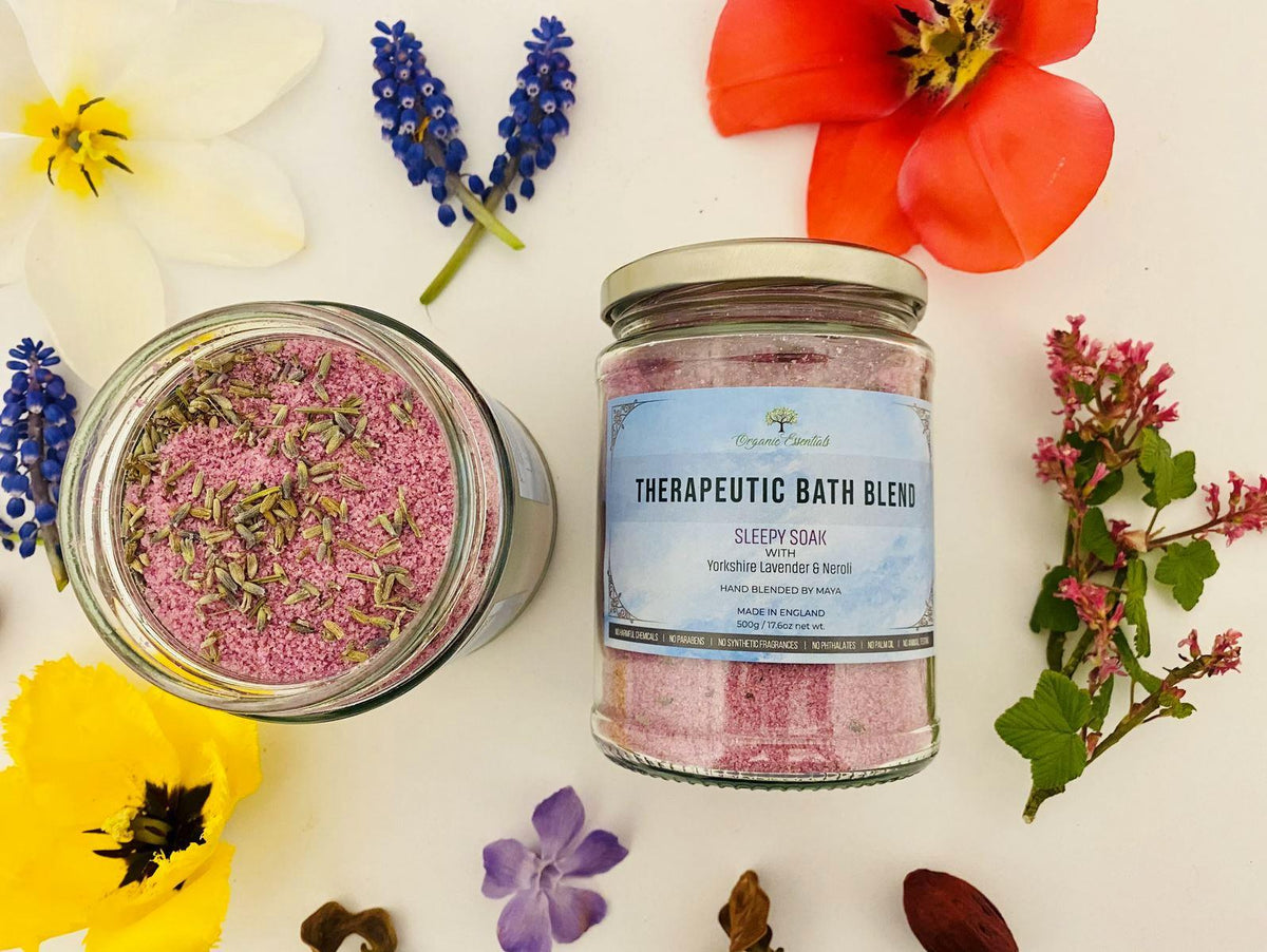 Luxury Bath Blend - Sleepy Soak - Lavender & Neroli Foxyavenue UK