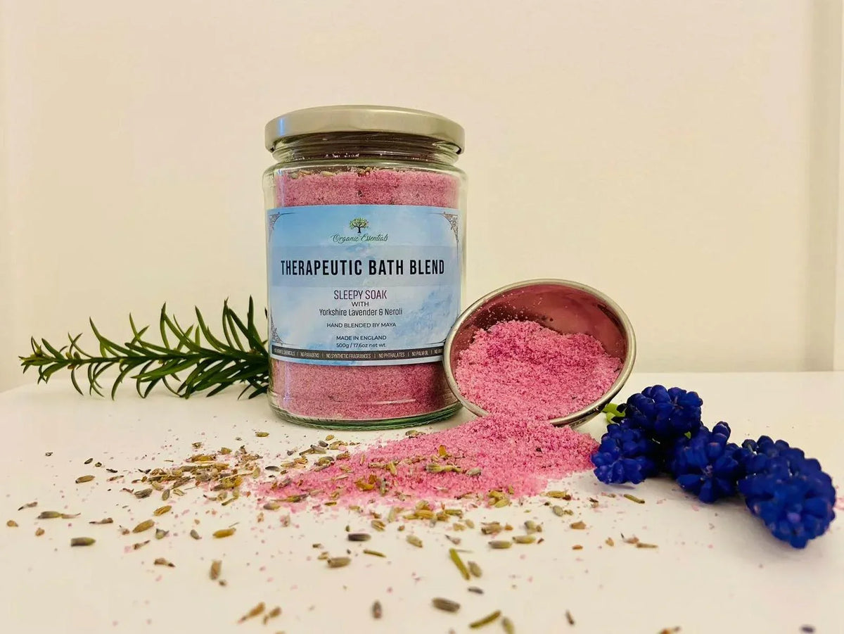 Luxury Bath Blend - Sleepy Soak - Lavender & Neroli Foxyavenue UK