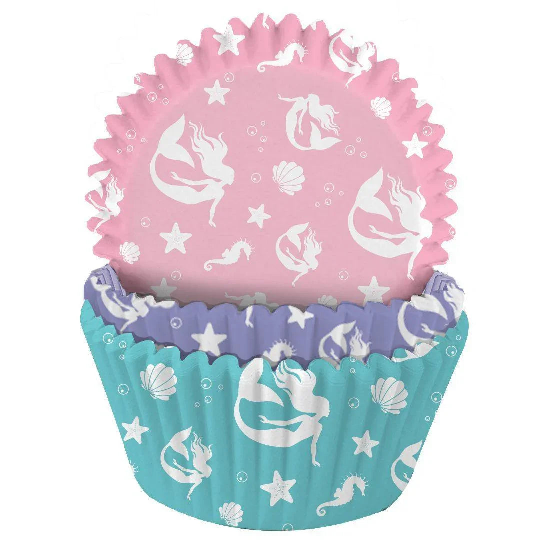 Mermaid Cupcake Cases CupCake Cases Foxyavenue UK