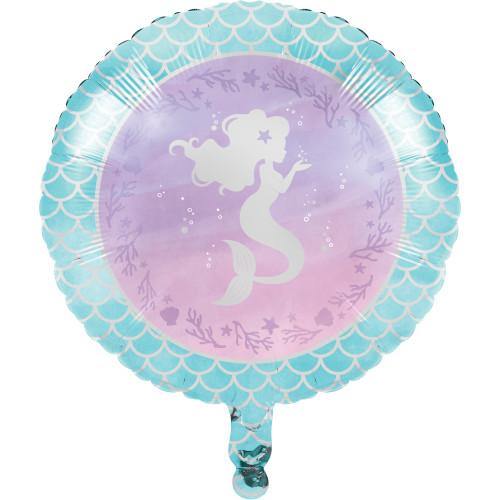 Mermaid Shine Foil Balloon Party Decorations Foxyavenue UK