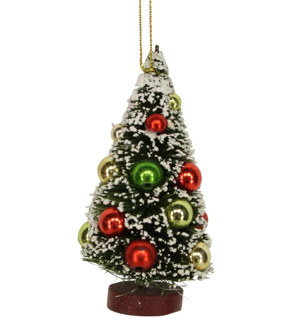 Mini Bristle Multi Colour Ball Tree Decorations Foxyavenue UK