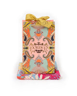 Modern Floral Satin Square Scarf Foxyavenue UK