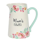Mum's Flowers Jug Jug Foxyavenue UK