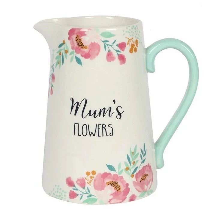 Mum's Flowers Jug Jug Foxyavenue UK