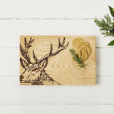 Oak Stag Serving Board Tableware Foxyavenue UK