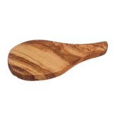Olive Wood Garlic Board With Handle Tableware Foxyavenue UK