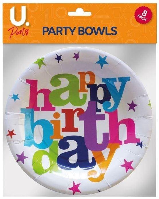 Party - Happy birthday Bowls Party Decorations Foxyavenue UK